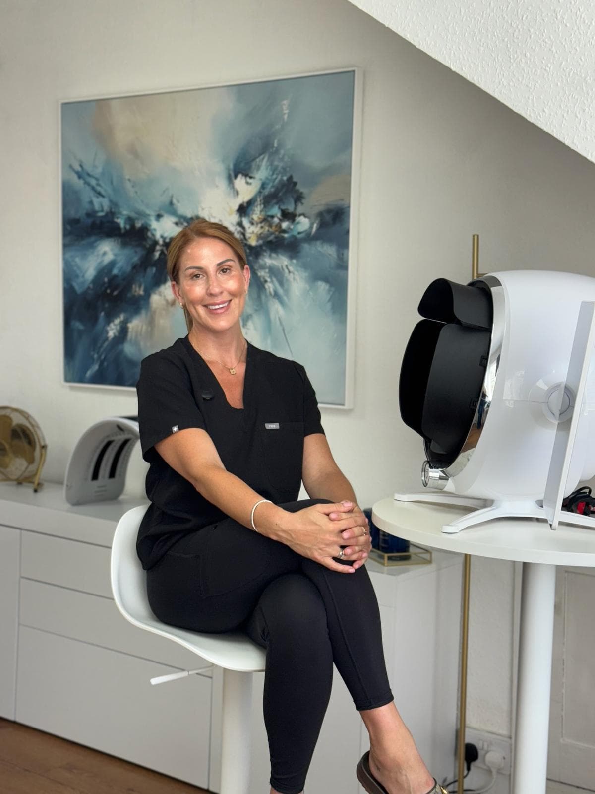 Emma Odling, founder of Rose Skin Academy, in the Hove clinic